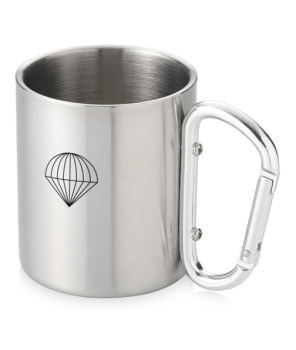 Alps termomugg med karbinhake - Silver Alps termomugg med karbinhake - Silver